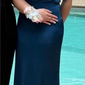Elegant Navy Blue Gown